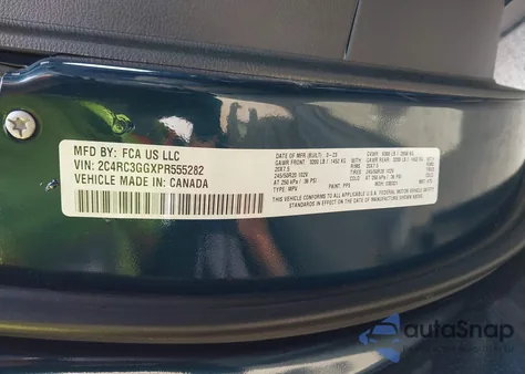 2023 Chrysler Pacifica Limited Awd из США, поврежденный, VIN 2C4RC3GGXPR555282